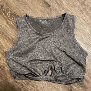 UO Out from Under Gray Workout Top